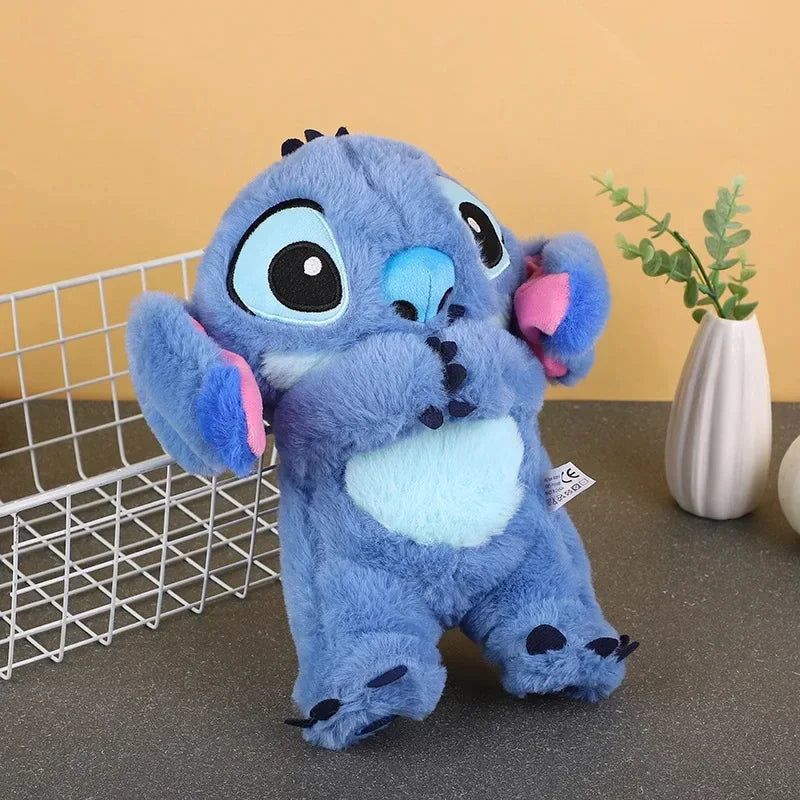 Kawaii Stitch Plush Doll - Musical Soothing Companion for Babies with Air Bag and Light Features