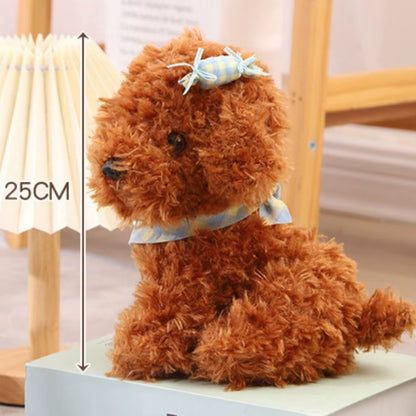 Lovely Curly Hair Dog Plush Toy Stuffed Animals Baby Appease Stuffed Dog Doll Puppy Doll Soft Cute Simulation Dog Plush Kids Toy